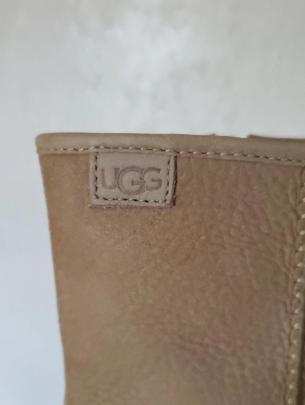 UGG Cityfunc Nubuck Leather Platform Boots In Sand Size 8